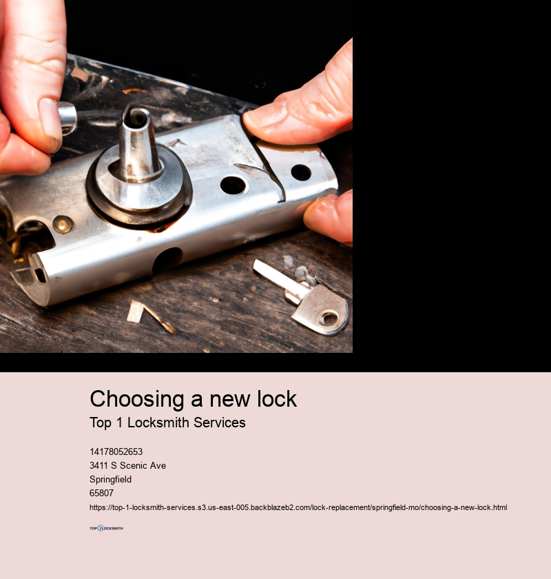 Choosing a new lock